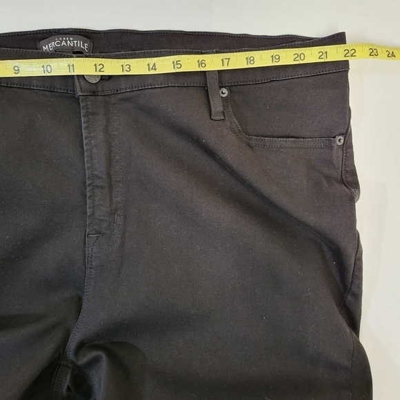 J.Crew Mercantile Mens Black Jeans 36 Straight Fit Cotton Blend Denim Pants‎ - Picture 9 of 11